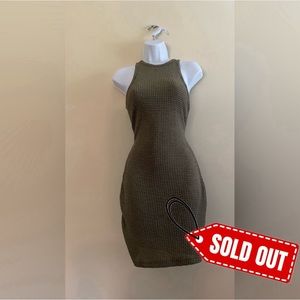 Keyhole Back Bodycon Dress